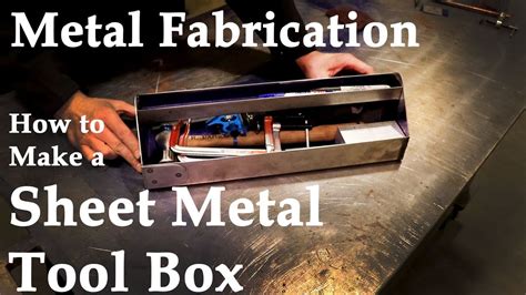 how to make steel tool box|create your own tool box.